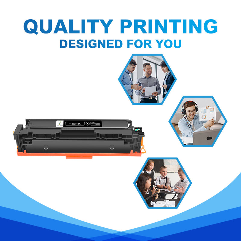 W2310A - Chip-Ready Compatible HP 215A Black Toner Cartridge | Monitor Toner Levels