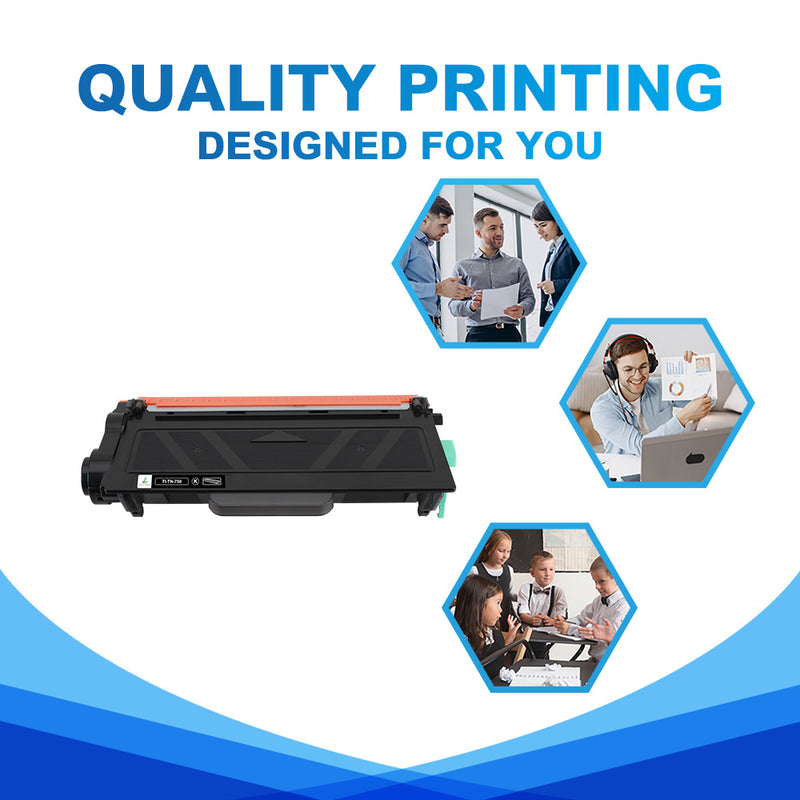 true image compatible Brother TN750 toner cartridges