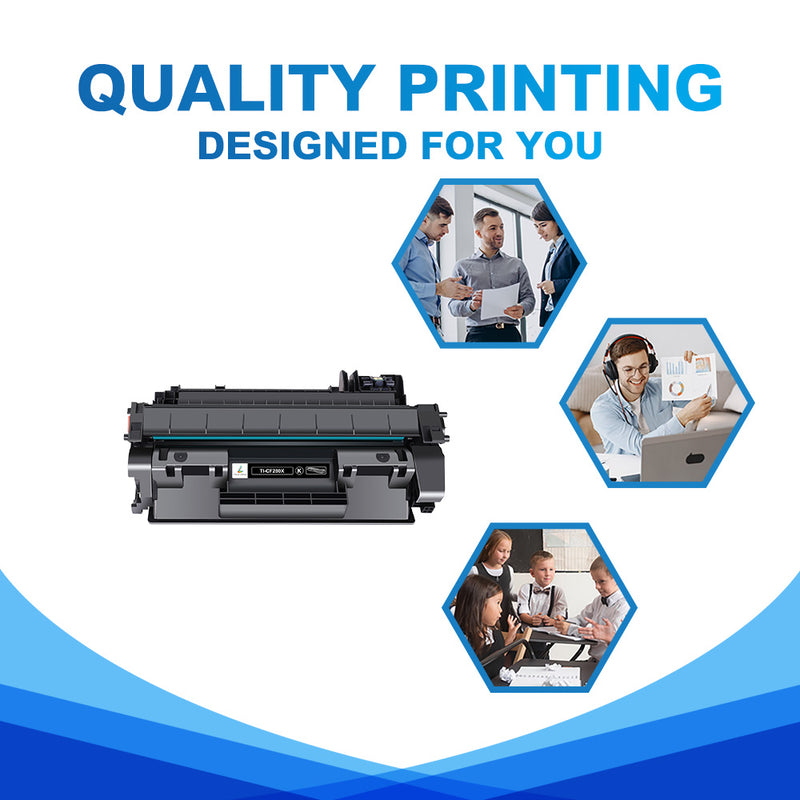 true image compatible HP 80X toner cartridges