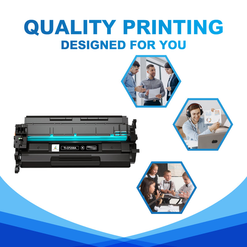 true image compatible hp 58a  toner cartridges