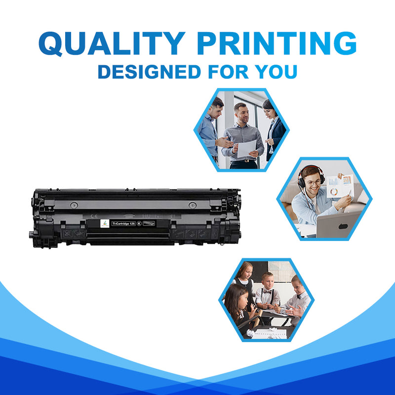 true image compatible canon 126 toner cartridges