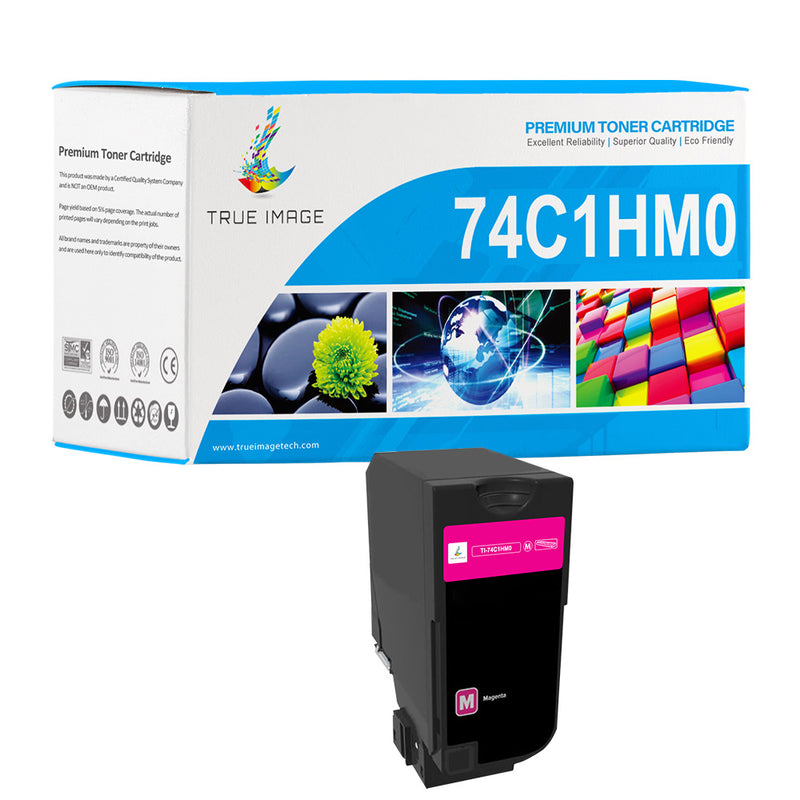 Lexmark 74C1HM0 Magenta Toner Cartridge