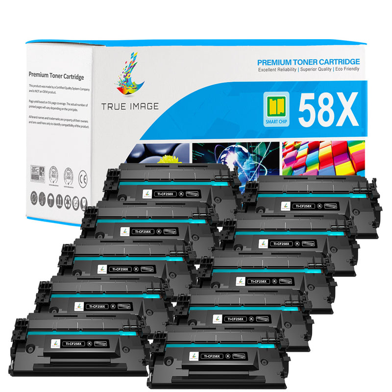 hp 58x black toner 10-pack