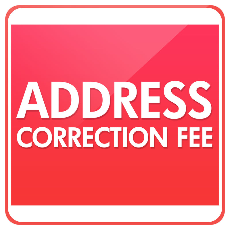 Address Correction Fee