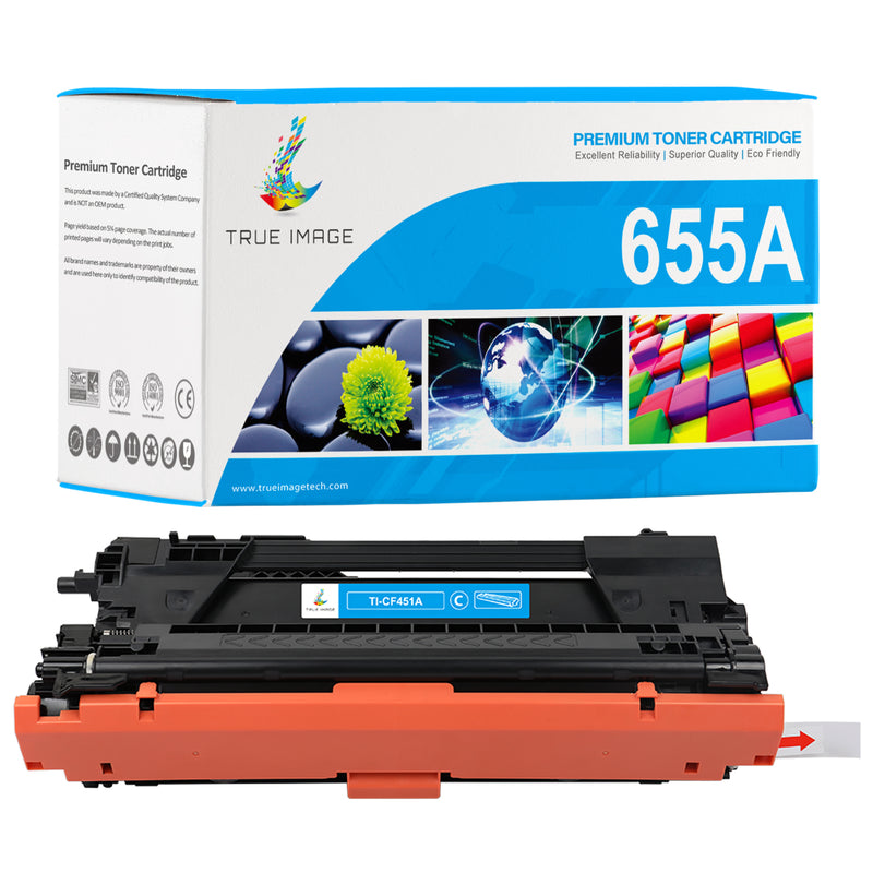 HP 655A cyan toner