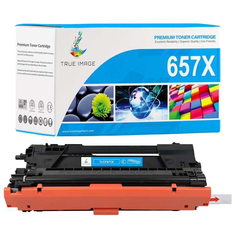 HP 657X cyan toner