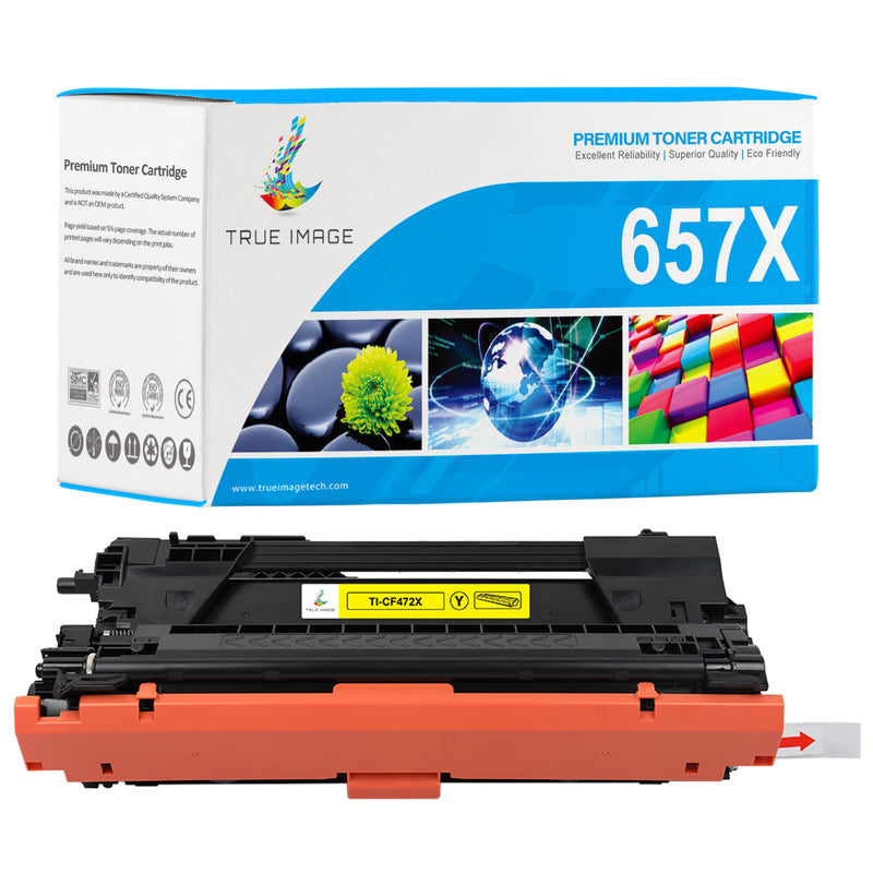 HP 657X yellow toner