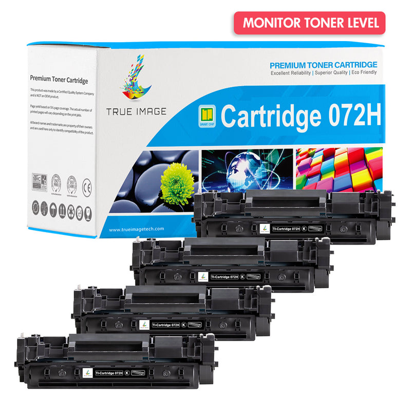 Canon 072H black toner smart chip 4 pack
