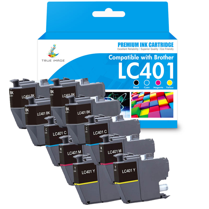 Brother LC401 ink cartridges 10-pack
