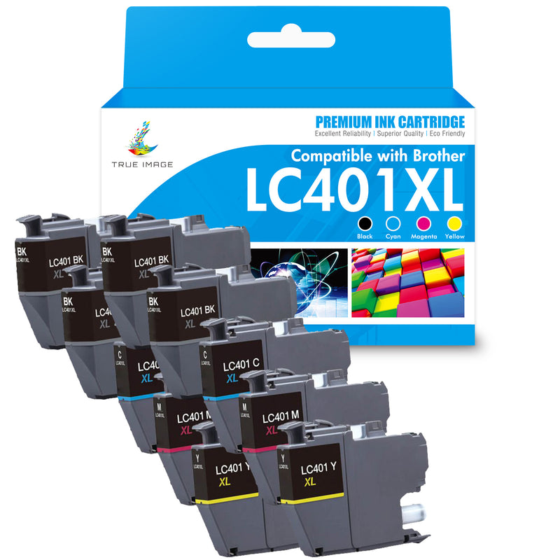 Brother LC401XL ink cartridges 10-pack
