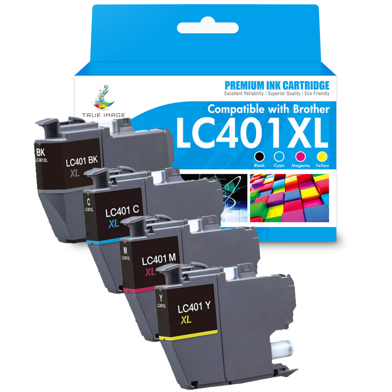 Brother LC401XL ink cartridges 4-pack
