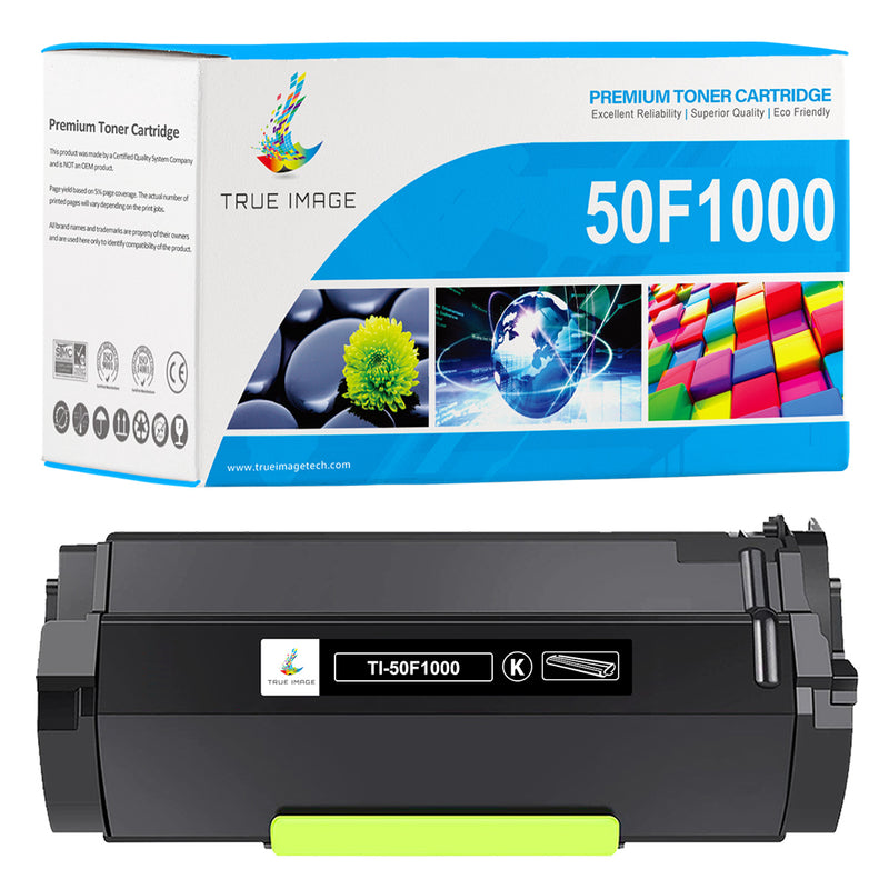 Lexmark 501 Black Toner Cartridge 50F1000