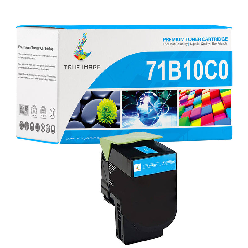 Lexmark 71B10C0 Cyan Toner Cartridge