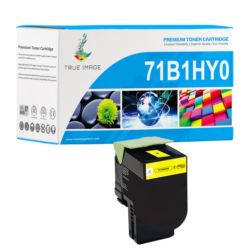 Lexmark 71B1HY0 Yellow Toner Cartridge - High Yield