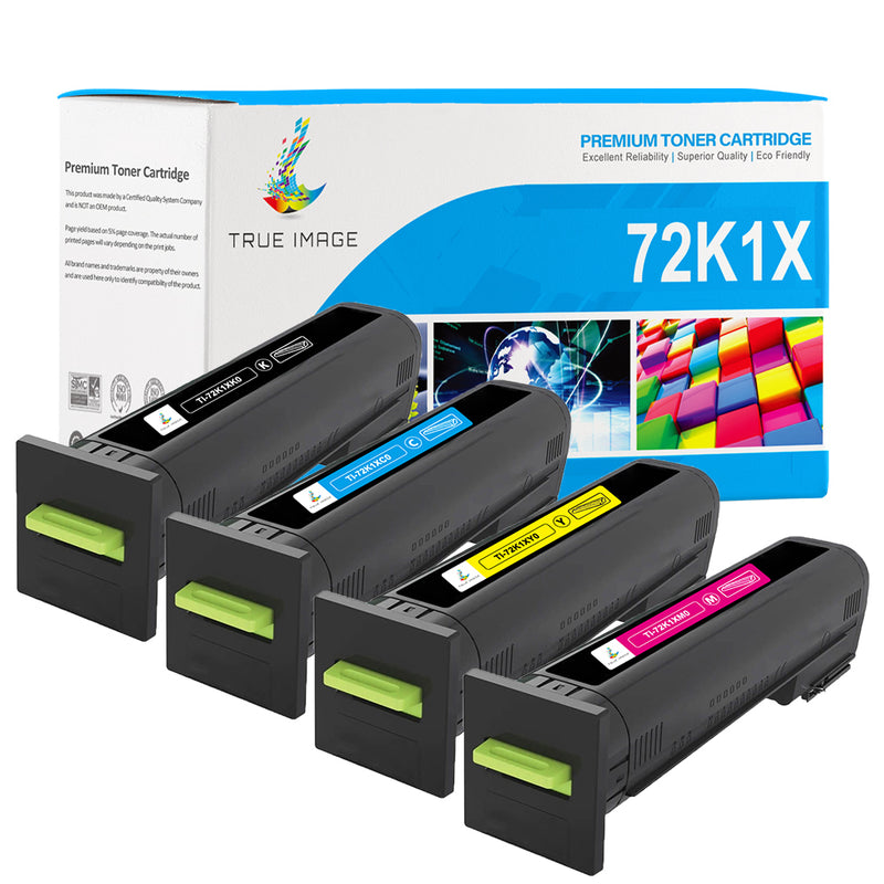 Lexmark 72K1X toner cartridges set
