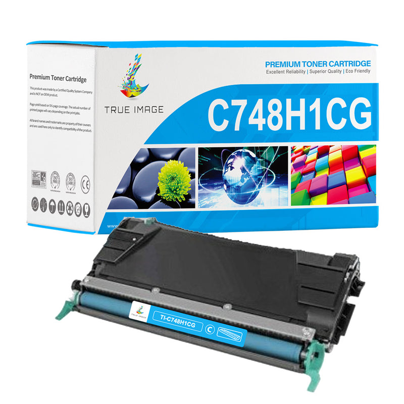 C748H1CG -  Lexmark C748 Cyan Toner Cartridge - High Yield