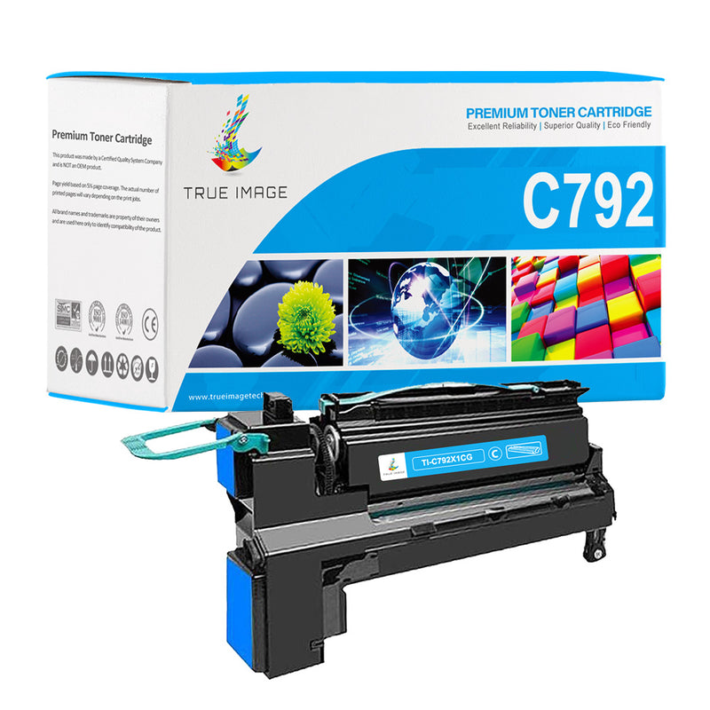 C792X1CG -  Lexmark C792 Cyan Toner Cartridge - Extra High Yield