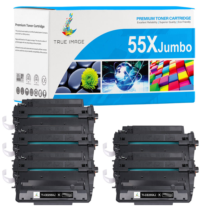 hp 55x jumbo black toner  5 pack