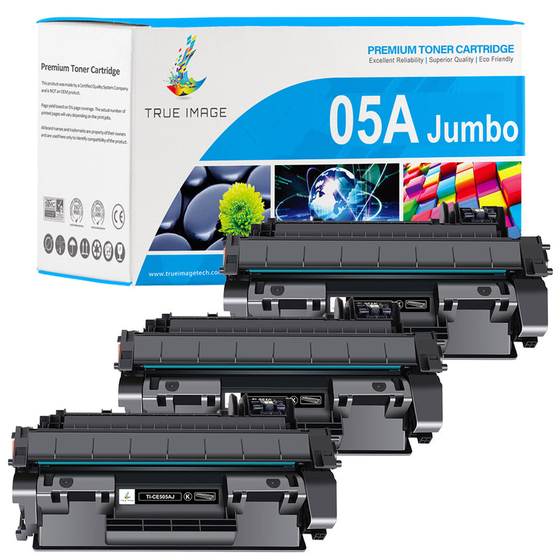 HP 05A jumbo black toner 3pk