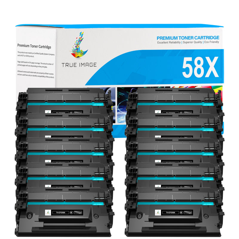 hp 58x black toner 10-pack