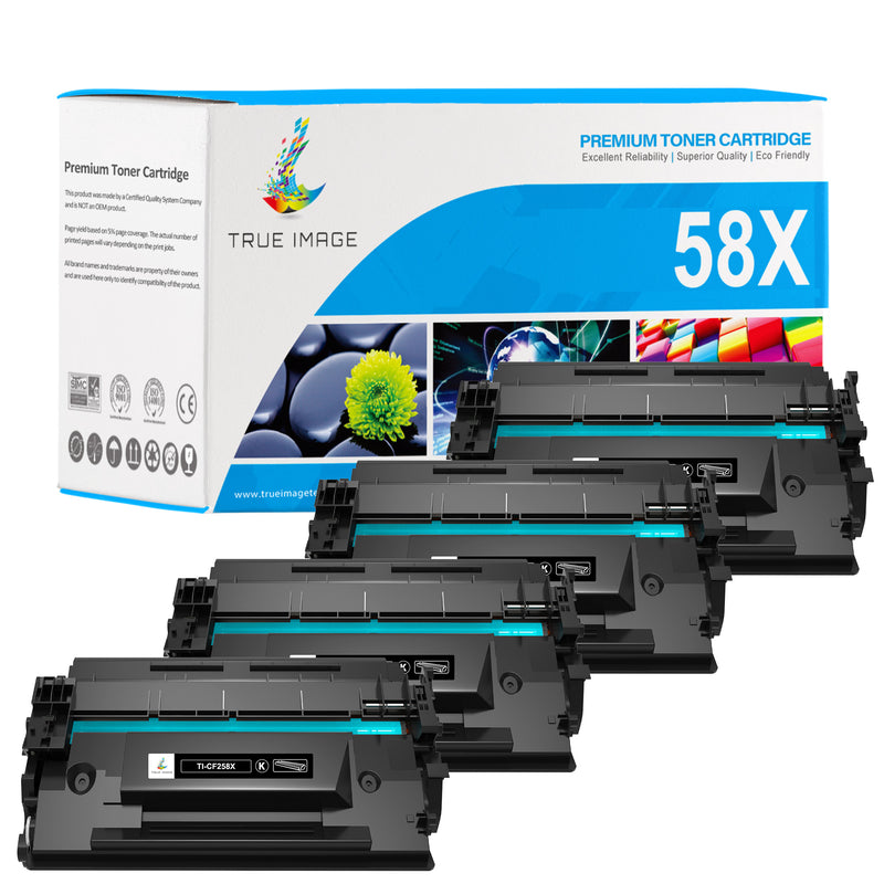 hp 58x black toner 4-pack