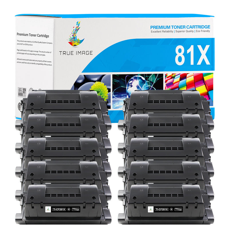 Compatible HP 81X Toner Cartridge - High Yield - 10 Packs