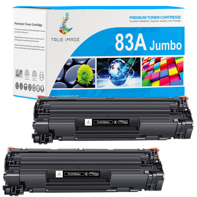 HP 83A jumbo black toner 2 pack