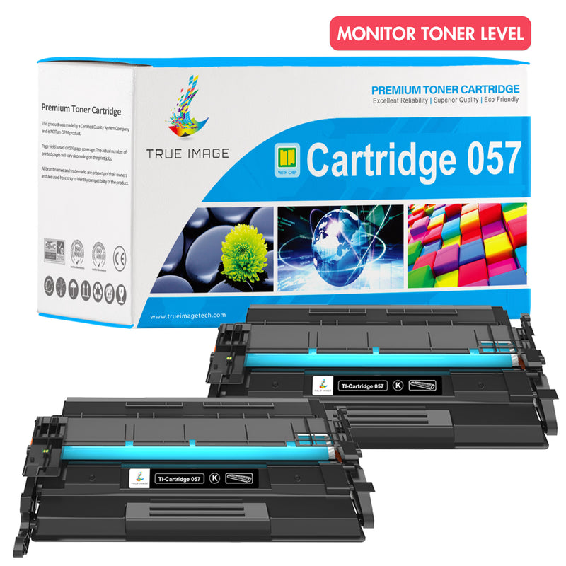 Canon 057 toner cartridge monitor toner level