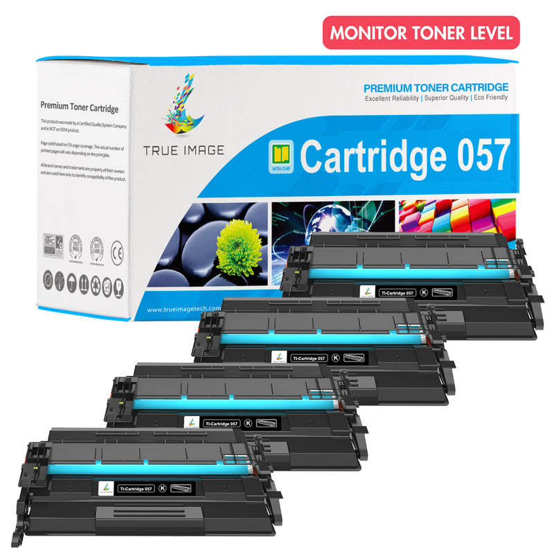 Canon 057 toner cartridge monitor toner level