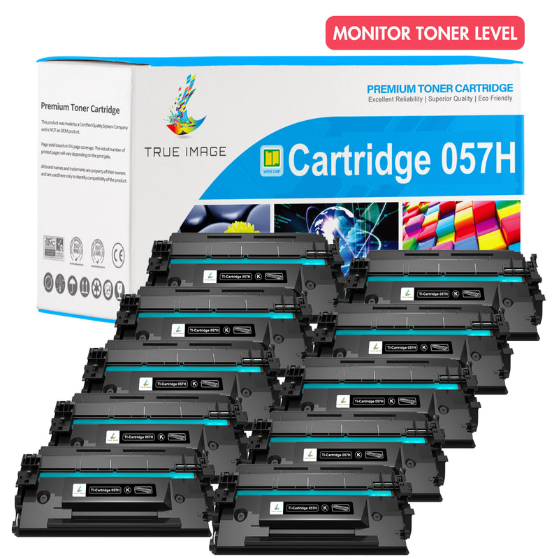 Canon 057H toner cartridge monitor toner level