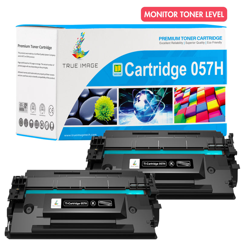 Canon 057H toner cartridge monitor toner level