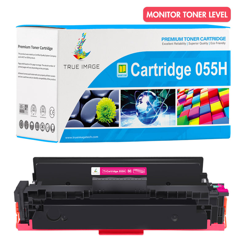 Cartridge_055H magenta monitor toner level