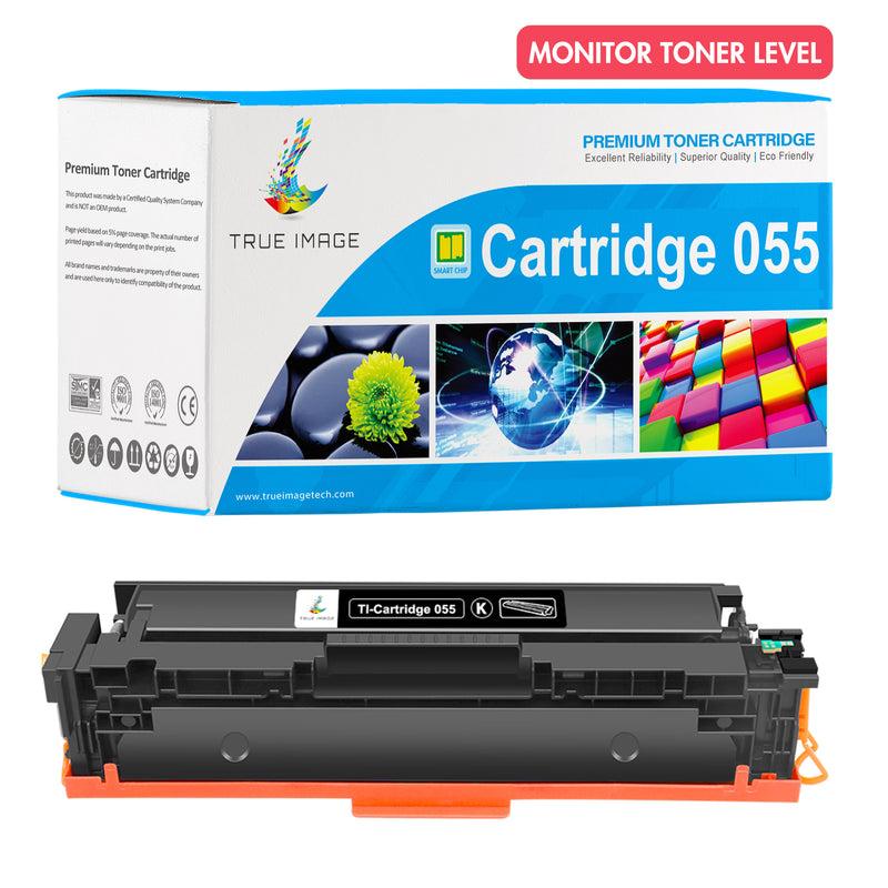 Canon 055 toner cartridge monitor toner level