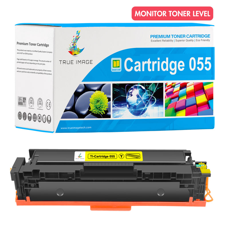 Canon 055 toner cartridge monitor toner level