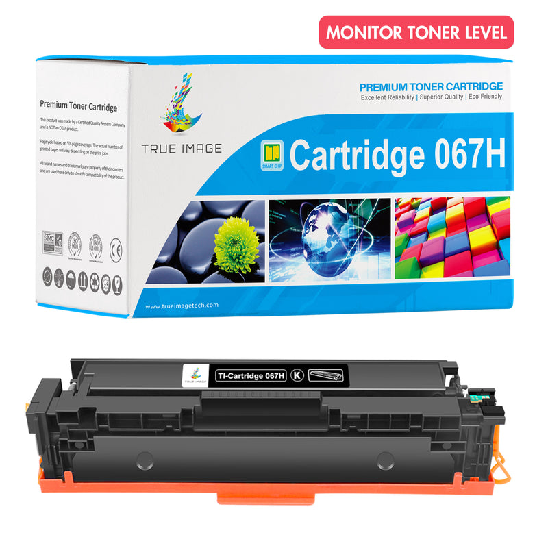 Canon 067H toner cartridge monitor toner level