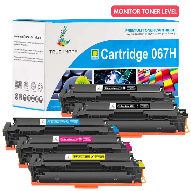 Canon 067H toner cartridge monitor toner level