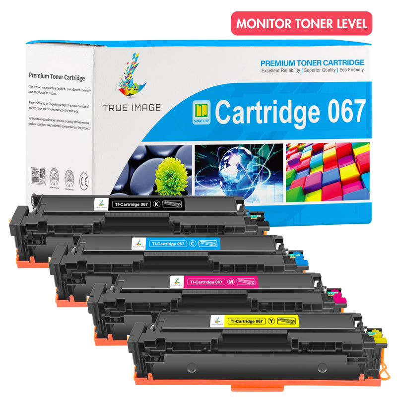 Canon 067 toner cartridge monitor toner level