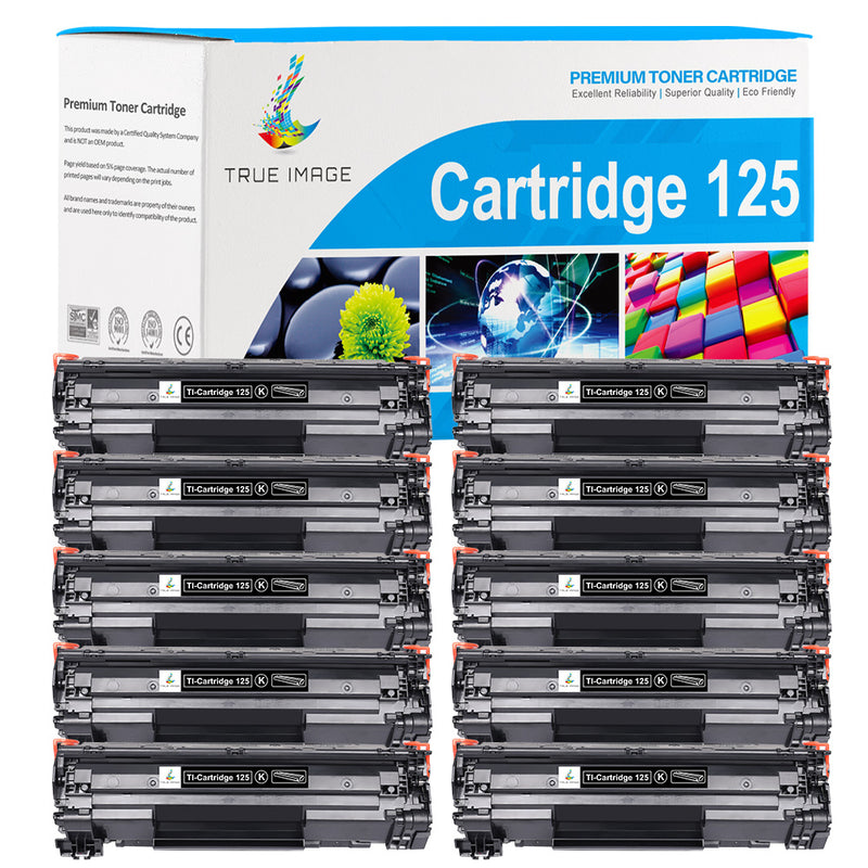 canon 125 black toner cartridges