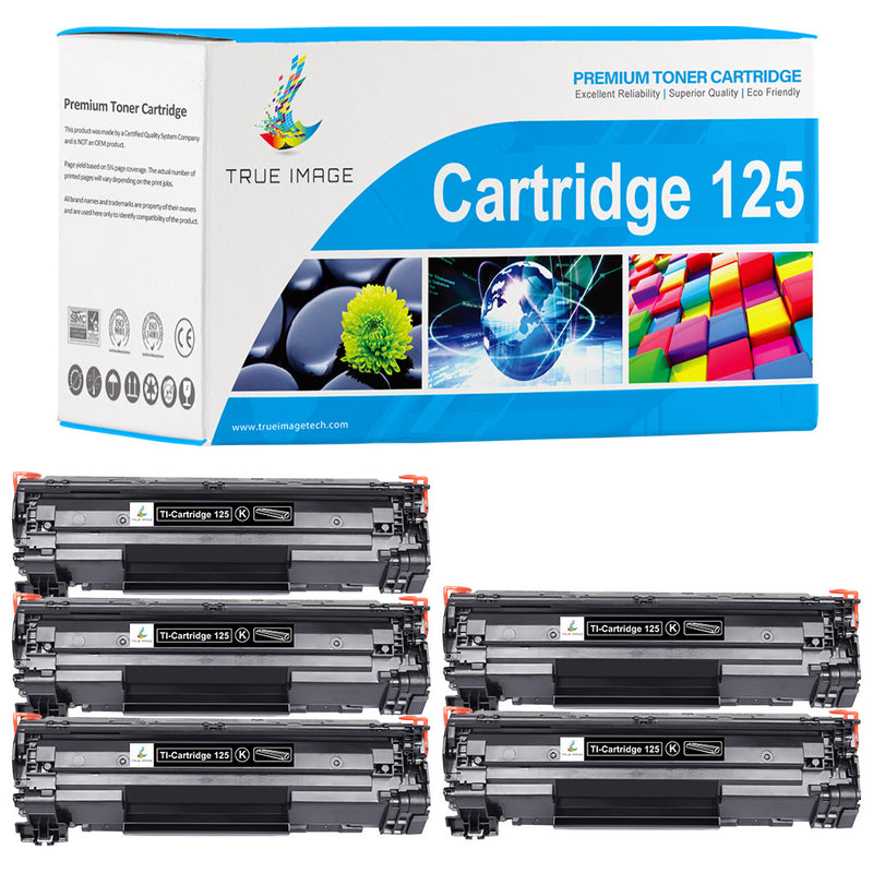 canon 125 black toner cartridges