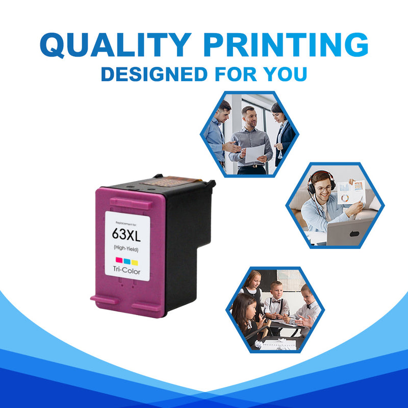 HP 63XL color ink print quality