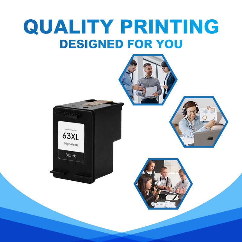 HP 63XL black ink print quality