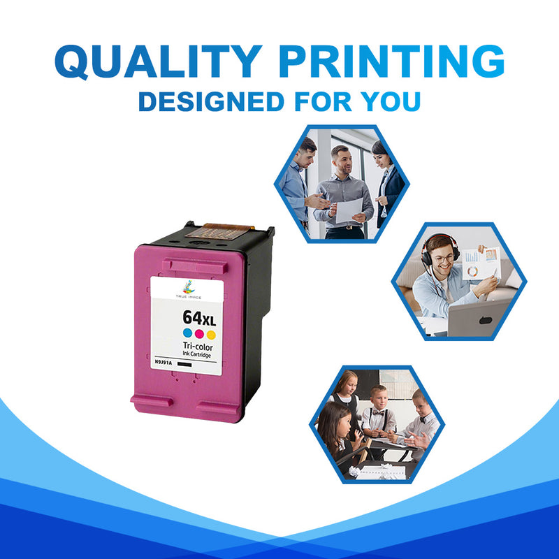 hp 64xl color ink print quality