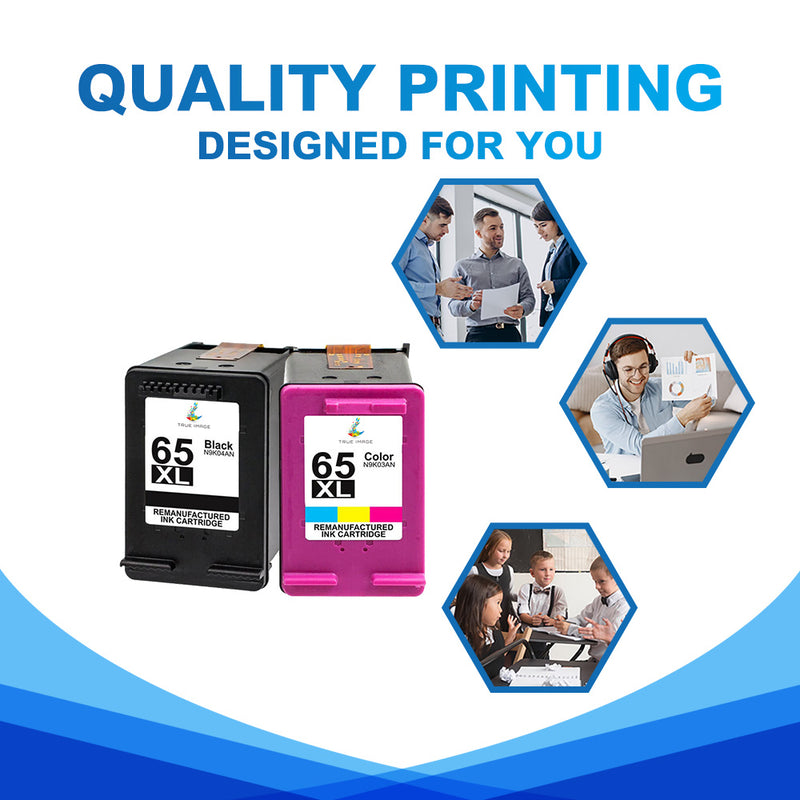 true image compatible HP 65xl ink cartridges