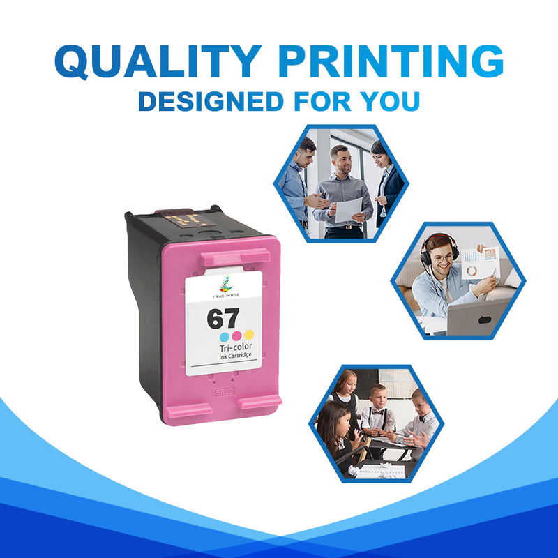 HP 67 color ink print quality