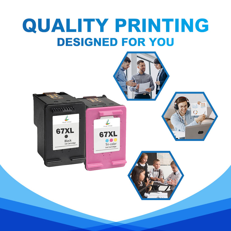 true image compatible HP 67xl ink cartridges