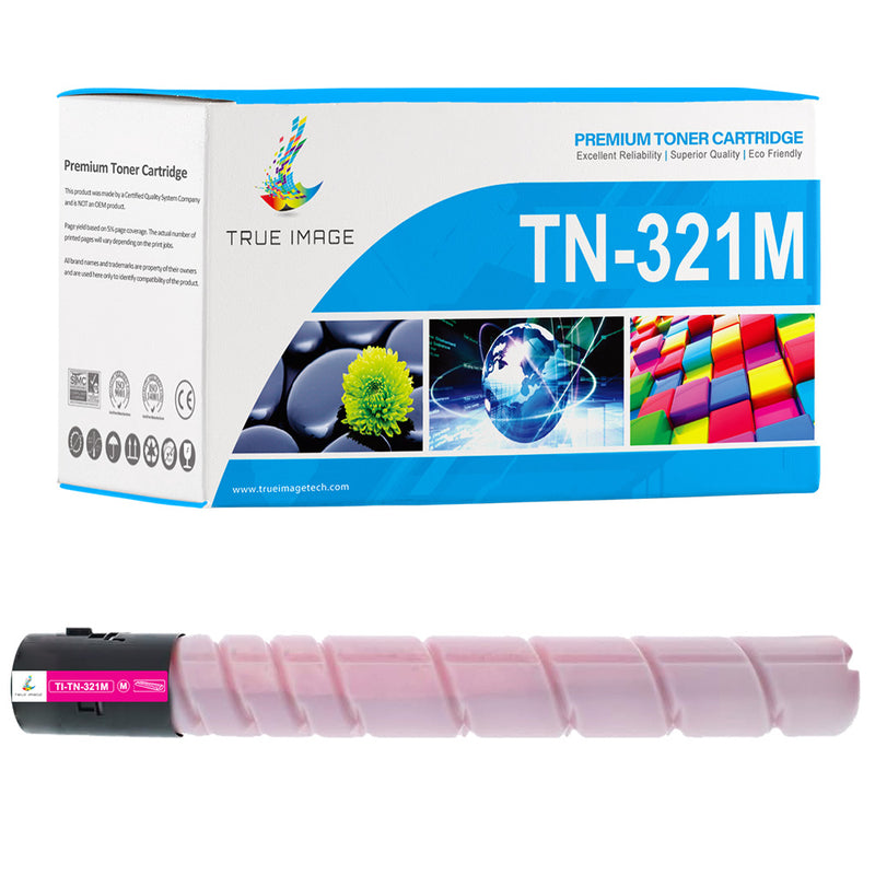 Konica-Minolta A33K330/TN-321M Magenta Laser Toner Cartridge