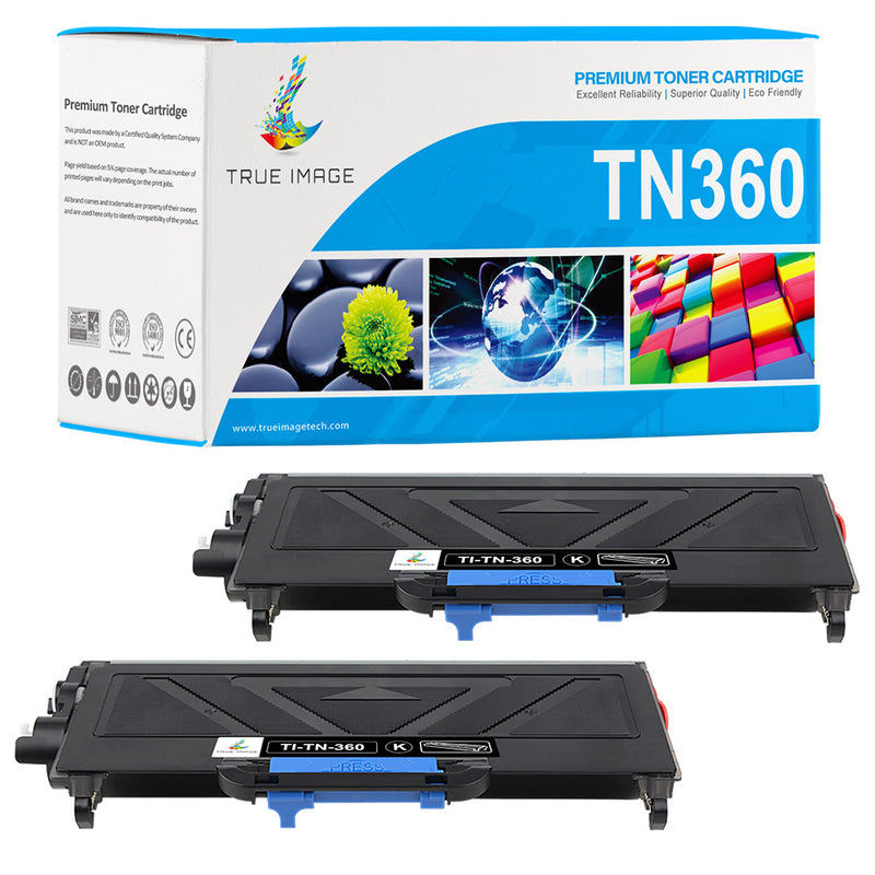 Brother TN360 black toner 2  Packs