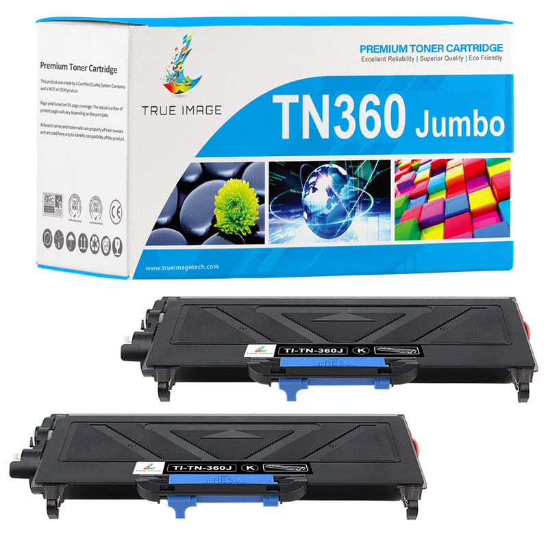 Brother TN360 jumbo black toner 2pk