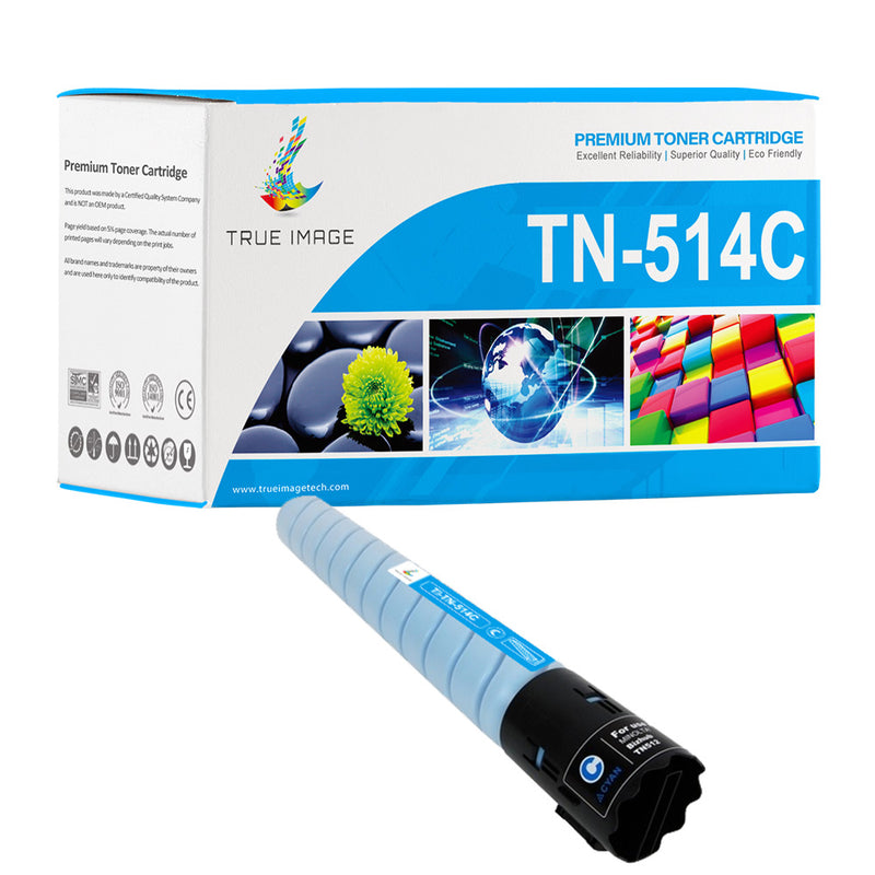 Konica Minolta TN-514C Cyan Toner Cartridge