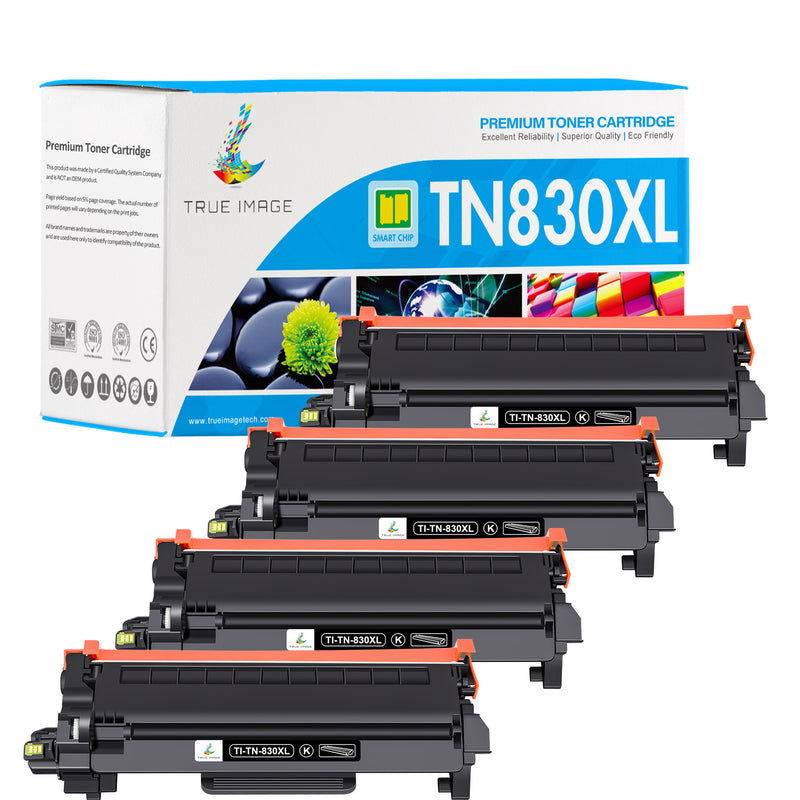 Brother TN830XL  Biack toner 4 pack